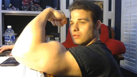 MzDevious flexing big biceps